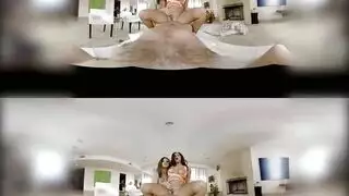 ثنائي xxx بالواقع الافتراضي: زبر كبير يدمر شراميط مستعدات