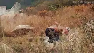 انزلاق في مصارعة زيتية يؤدي إلى نيك شرجي ومهبلي صريح