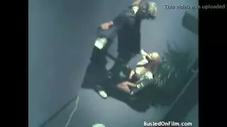 مضاجعة خفية في الفندق مع عاملة التنظيف الشبقية
