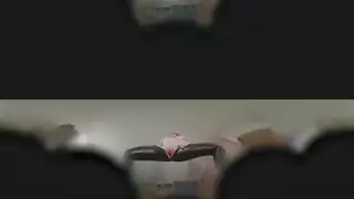 خيال جنسي بالواقع الافتراضي: قضيب عميق وإثارة ساخنة