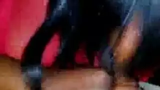 جنس جماعي آسيوي لمتحولين: مص وعقب الكلب
