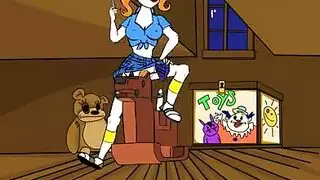 جنس جماعي جامح: قذف على كل جسم