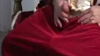 لا مهبل عيد ميلاد لسانتا: فقط استمناء قوي وقذف