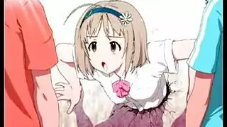 فتاة رسوم متحركة مثارة تتوسل لاختراق شرجي عميق